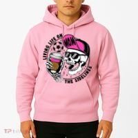 Living Life On The Sidelines Soccer Mom Coffee Skeleton Hoodie thumb 2