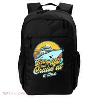 Living Life One Cruise At A Time Backpack thumb 0