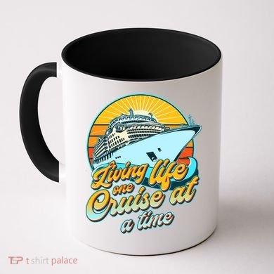 Living Life One Cruise At A Time Coffee Mug