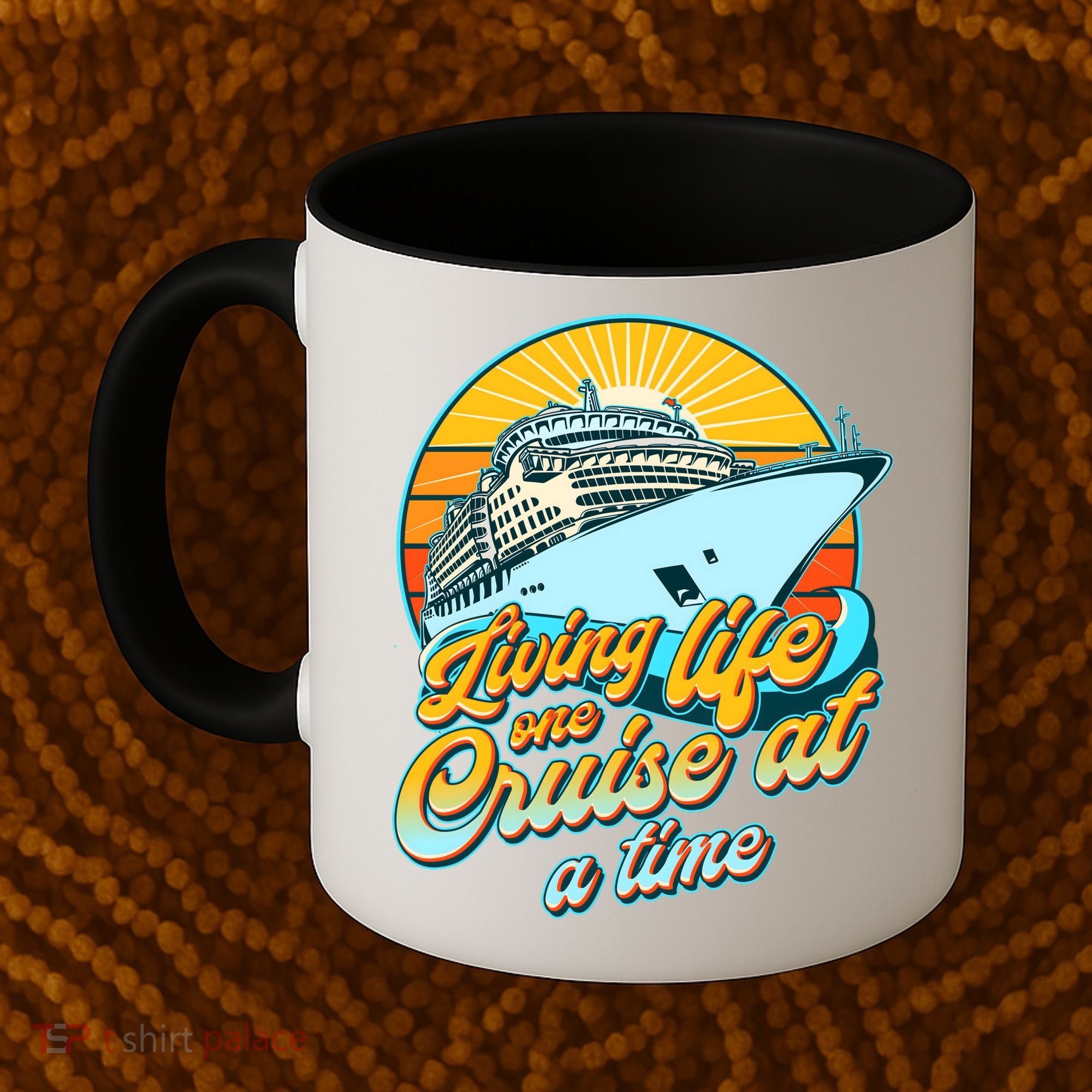 Living Life One Cruise At A Time Coffee Mug