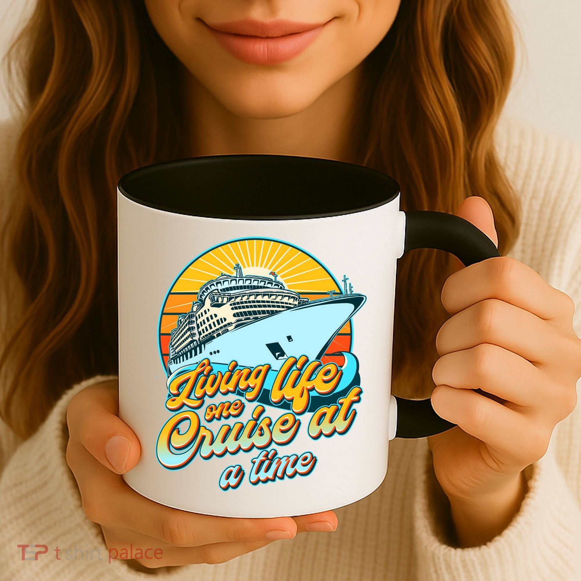 Living Life One Cruise At A Time Coffee Mug