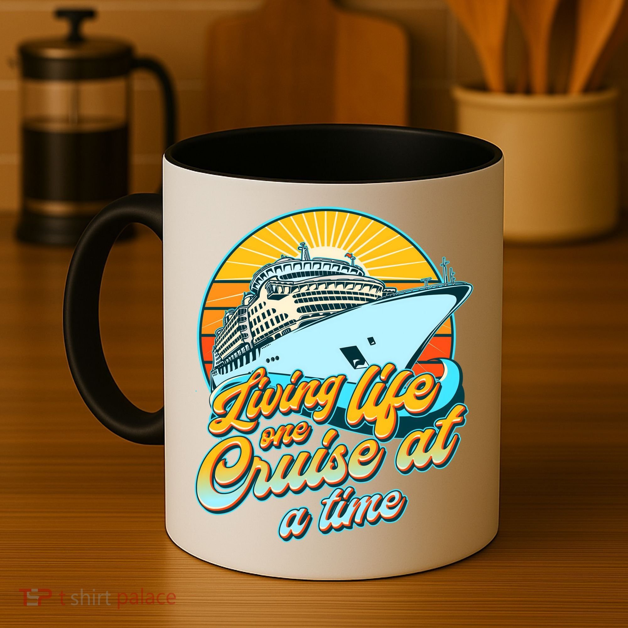 Living Life One Cruise At A Time Coffee Mug
