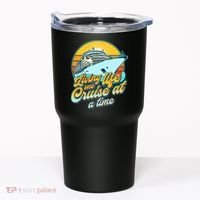 Living Life One Cruise At A Time Tumbler thumb 0