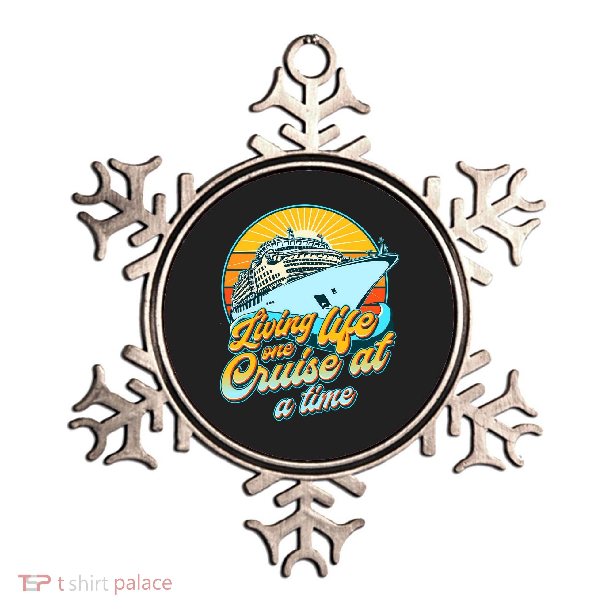 Living Life One Cruise At A Time Ornament