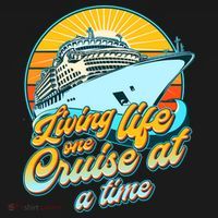 Living Life One Cruise At A Time Ornament thumb 1