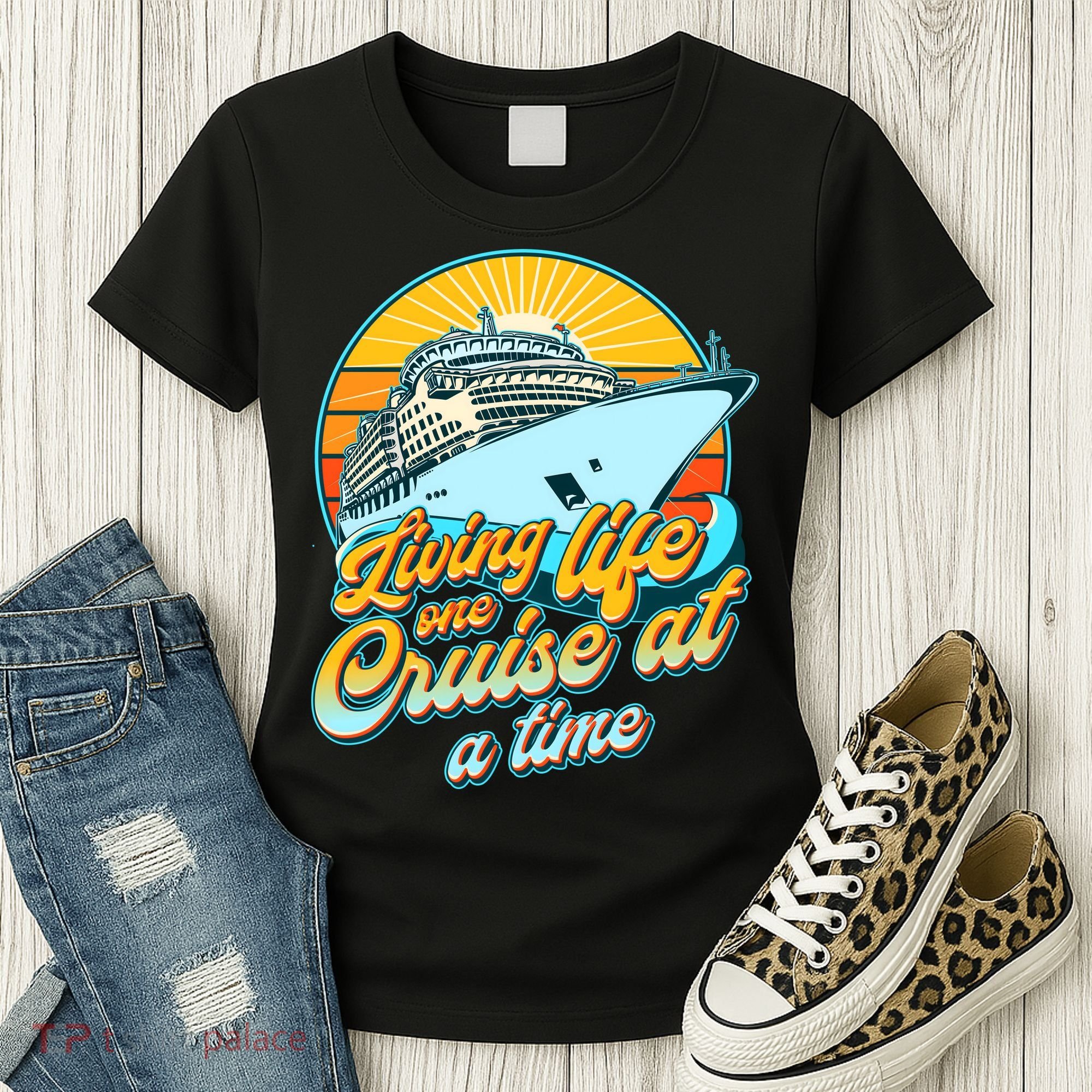 Living Life One Cruise At A Time Women's T-Shirt