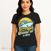 Living Life One Cruise At A Time Women's T-Shirt thumb 4