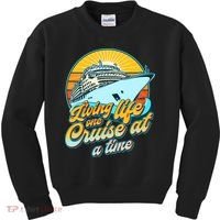 Living Life One Cruise At A Time Kids Sweatshirt thumb 0