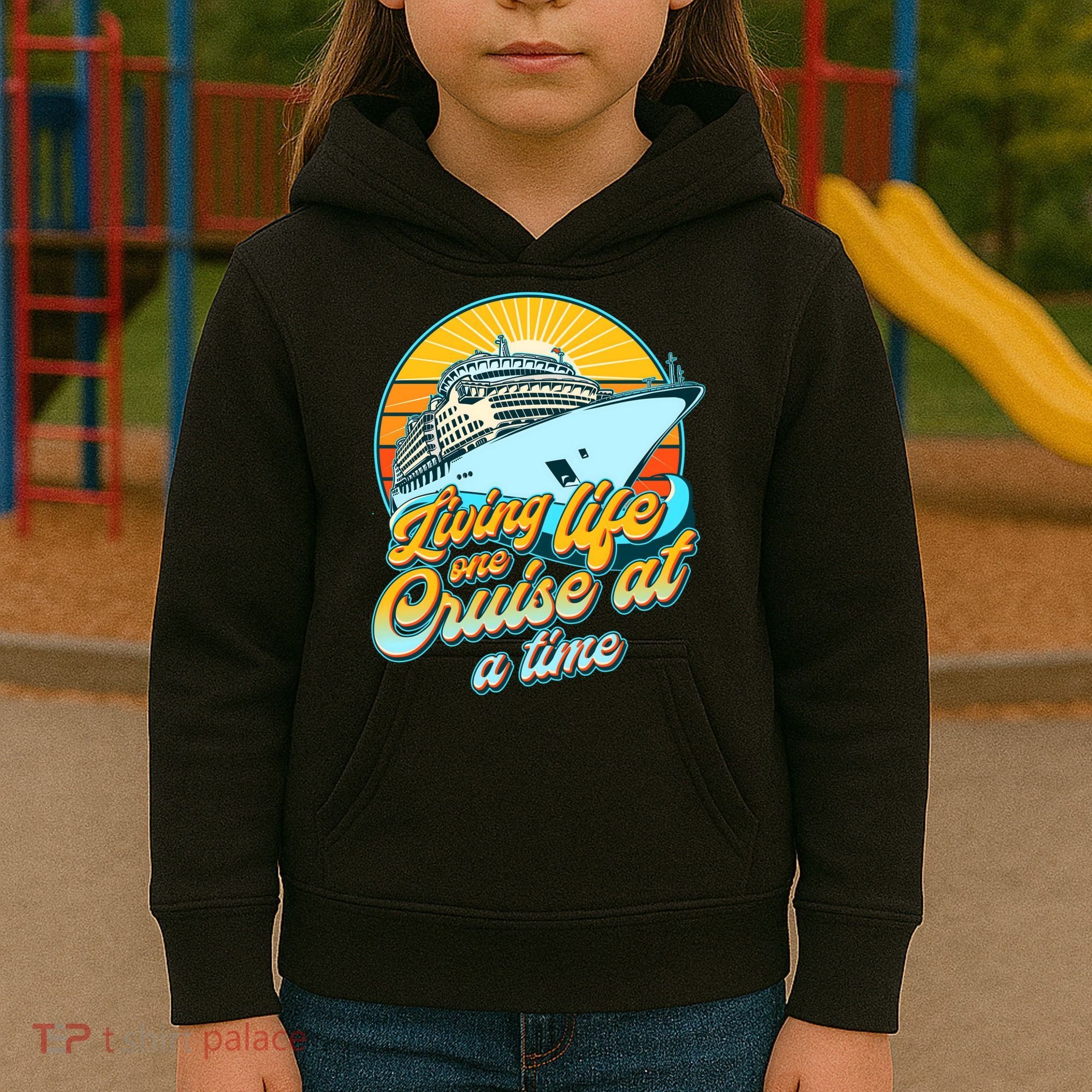 Living Life One Cruise At A Time Kids Hoodie