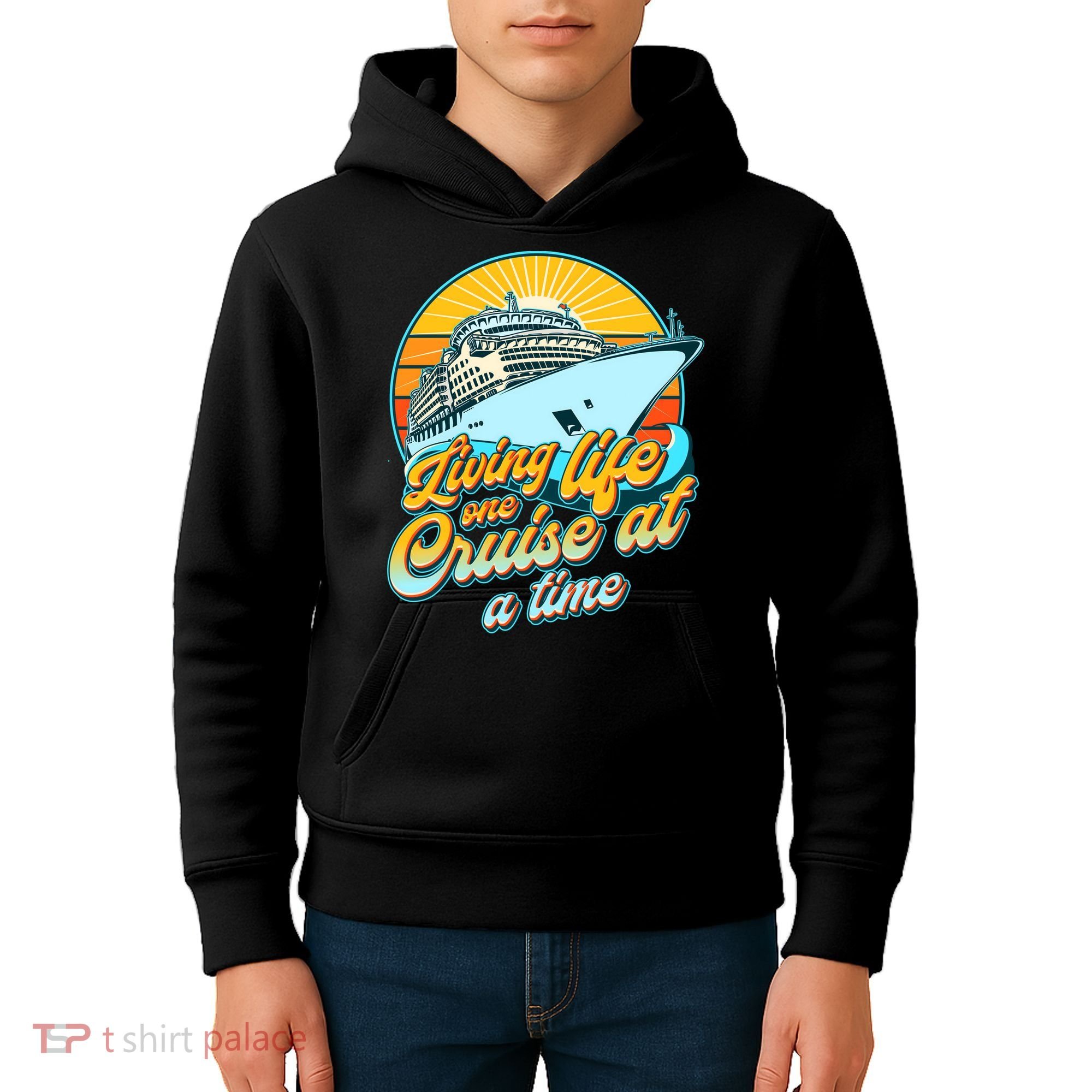 Living Life One Cruise At A Time Kids Hoodie