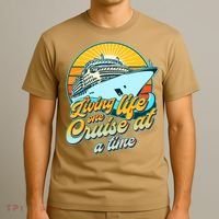 Living Life One Cruise At A Time T-Shirt thumb 3