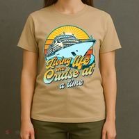 Living Life One Cruise At A Time T-Shirt thumb 4