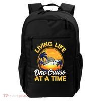 Living Life One Cruise At A Time Backpack thumb 0