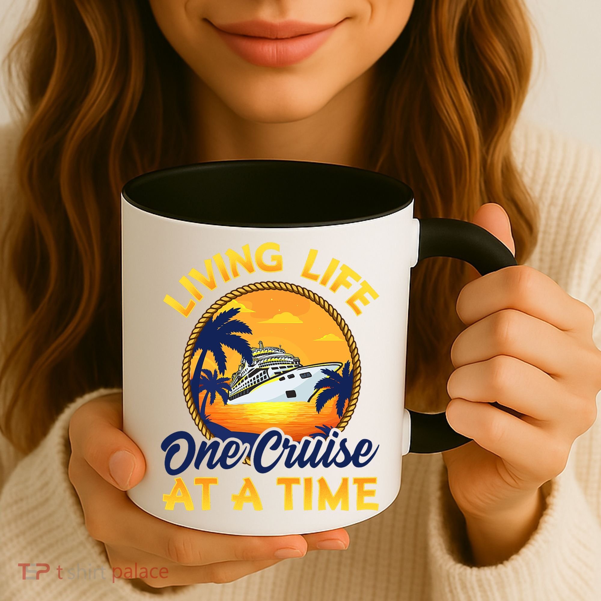 Living Life One Cruise At A Time Coffee Mug