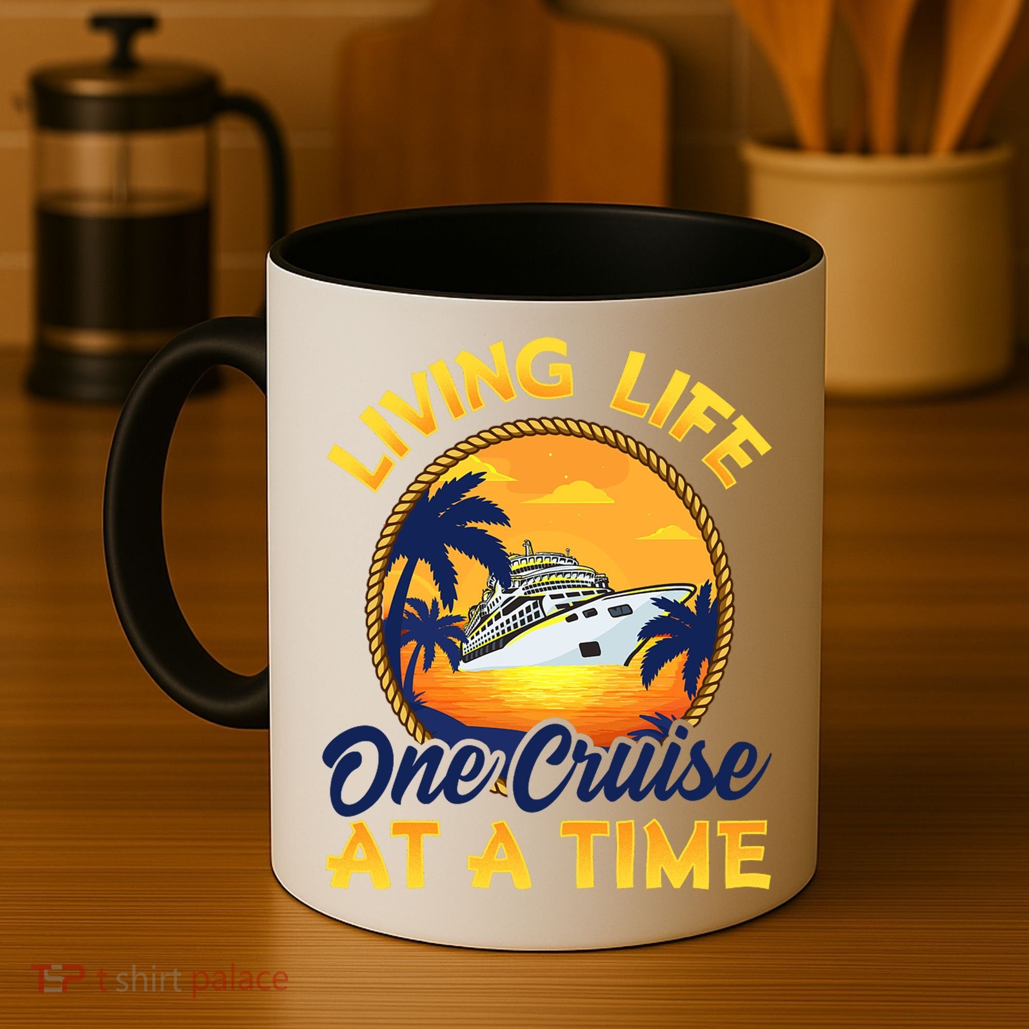 Living Life One Cruise At A Time Coffee Mug