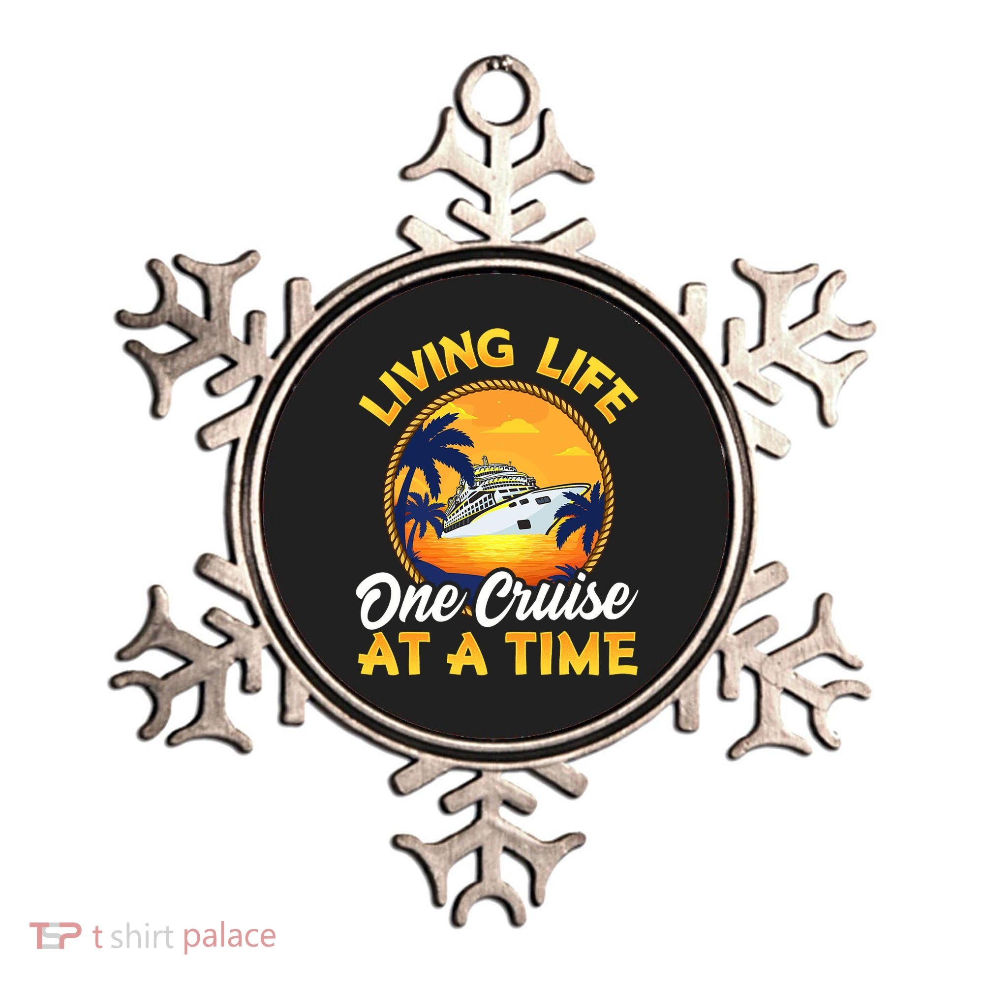 Living Life One Cruise At A Time Ornament