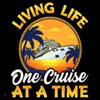 Living Life One Cruise At A Time Ornament thumb 1