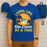 Living Life One Cruise At A Time T-Shirt thumb 6