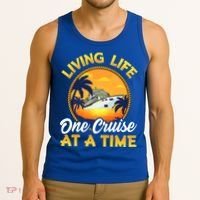 Living Life One Cruise At A Time Tank Top thumb 3