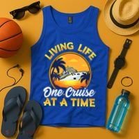 Living Life One Cruise At A Time Tank Top thumb 4