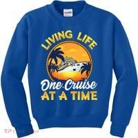 Living Life One Cruise At A Time Kids Sweatshirt thumb 0