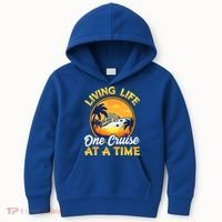 Living Life One Cruise At A Time Kids Hoodie thumb 0