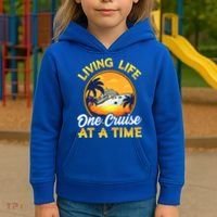 Living Life One Cruise At A Time Kids Hoodie thumb 3