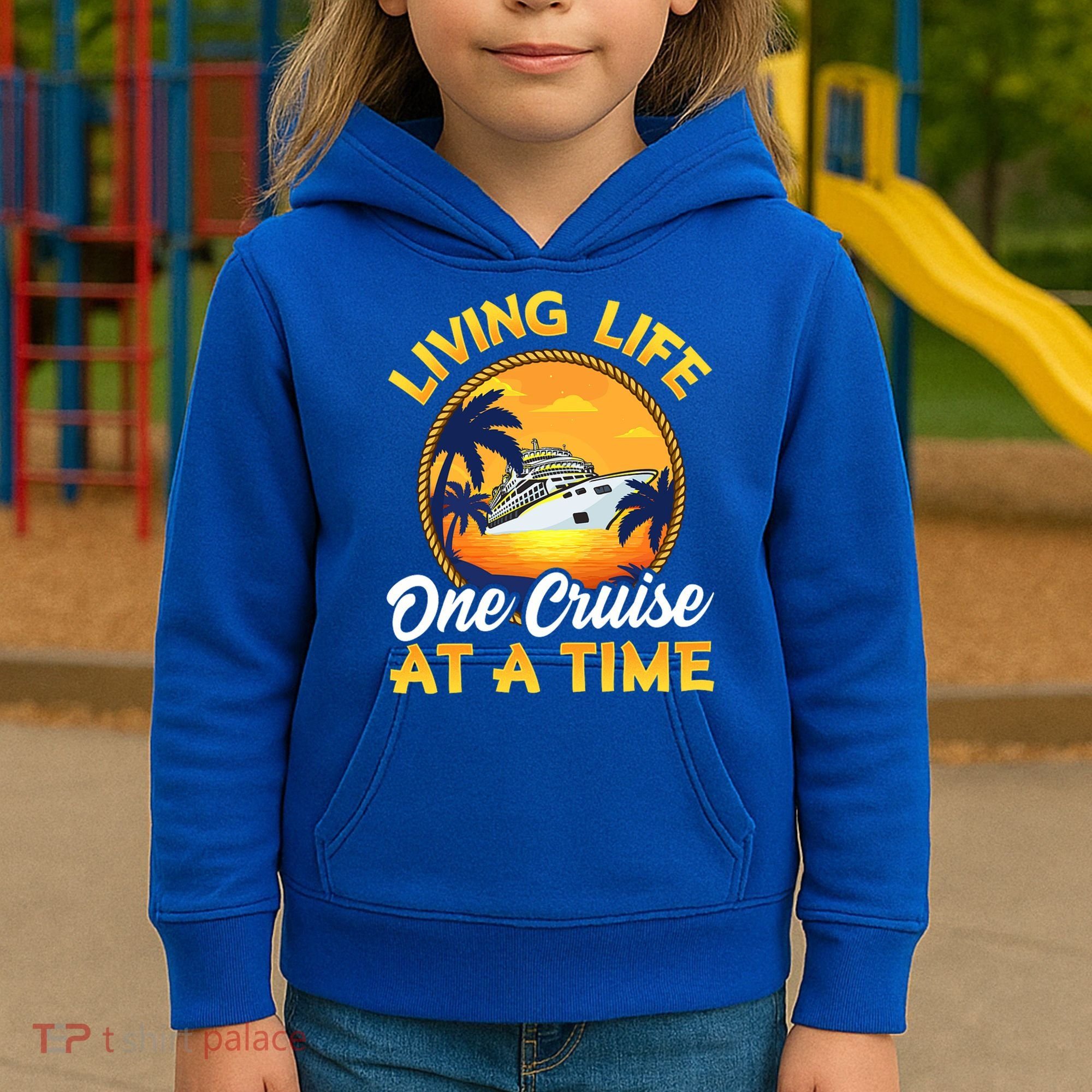 Living Life One Cruise At A Time Kids Hoodie