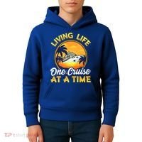 Living Life One Cruise At A Time Kids Hoodie thumb 4