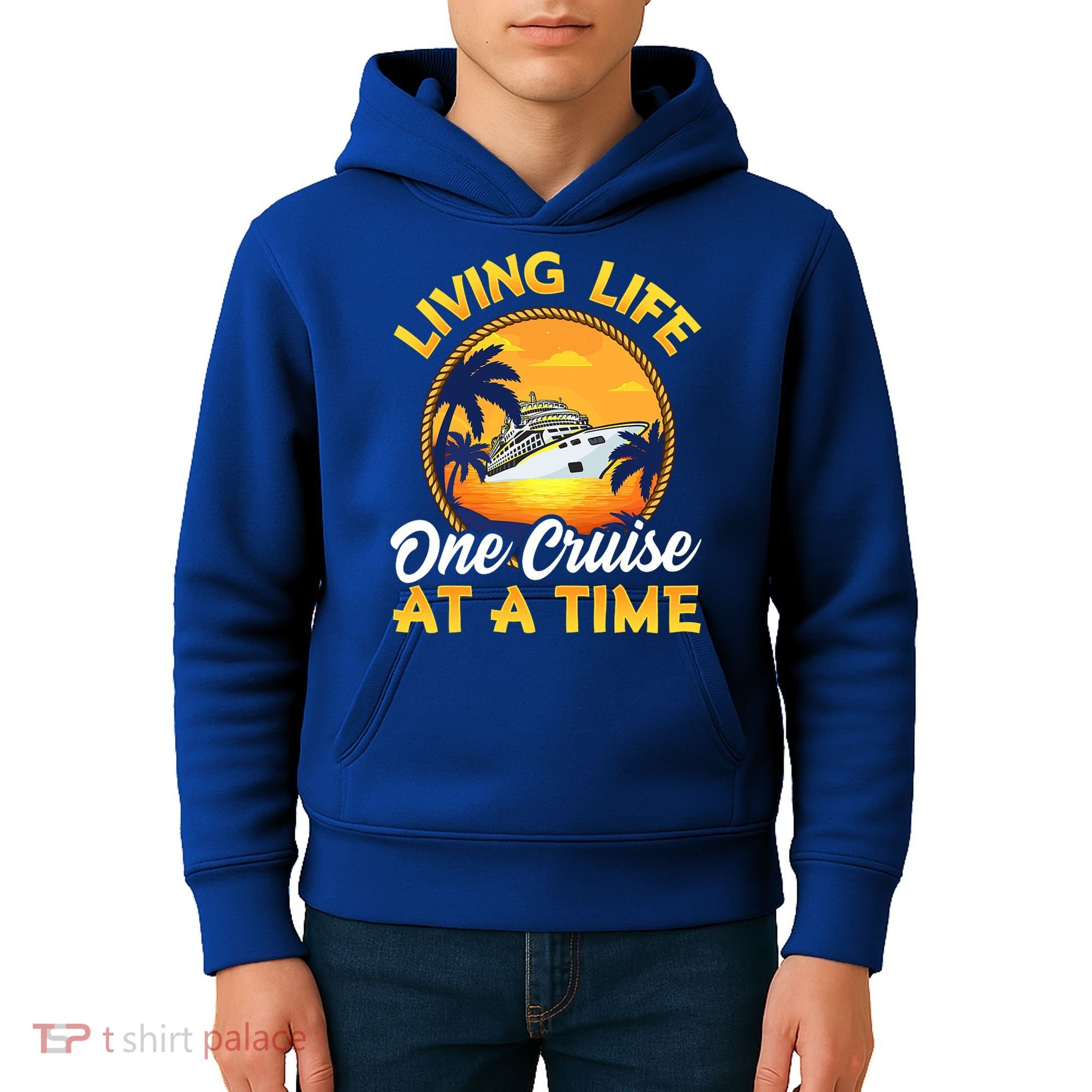 Living Life One Cruise At A Time Kids Hoodie