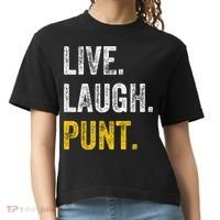 Live Laugh Punt Funny Punts Iowa Lover  Comfort Colors Boxy T-Shirt thumb 0