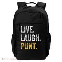 Live Laugh Punt Funny Punts Iowa Lover  Backpack thumb 0