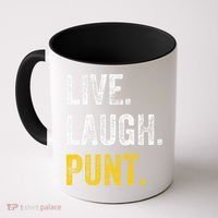 Live Laugh Punt Funny Punts Iowa Lover  Coffee Mug thumb 0