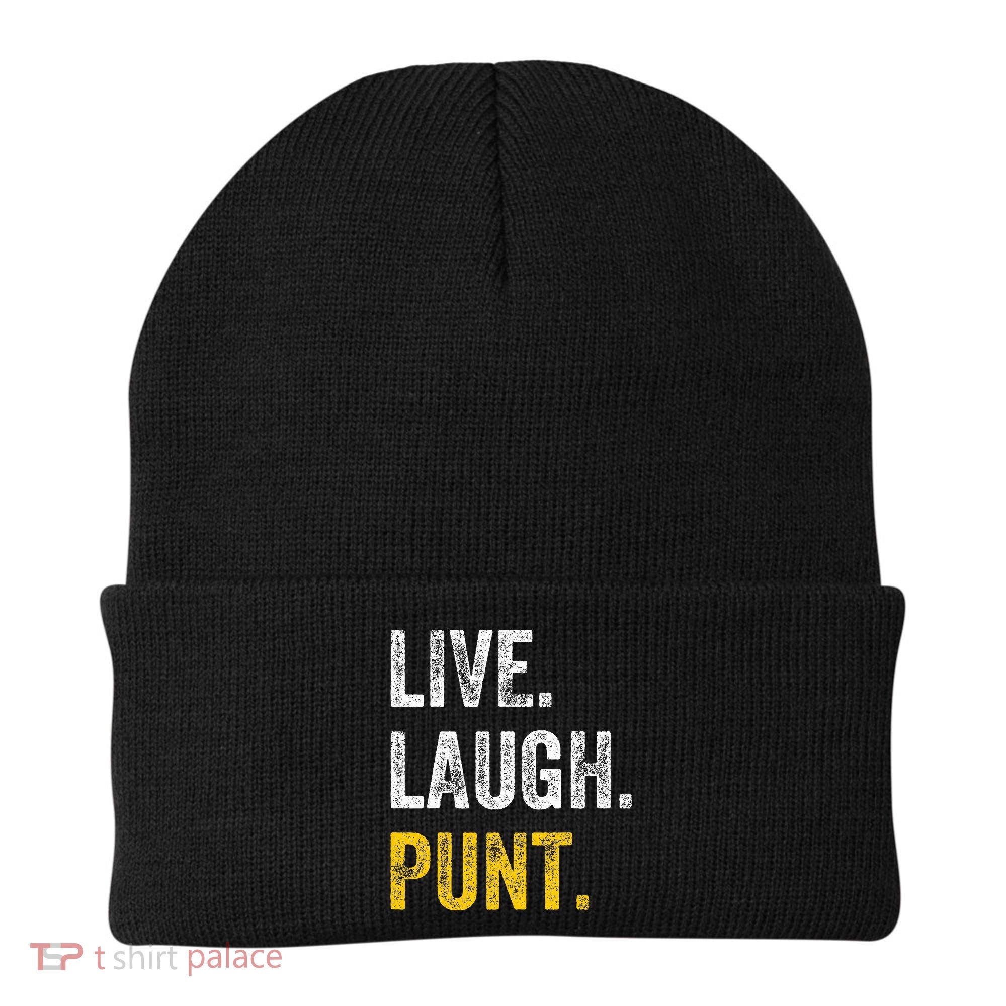 Live Laugh Punt Funny Punts Iowa Lover  Beanie