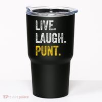Live Laugh Punt Funny Punts Iowa Lover  Tumbler thumb 0