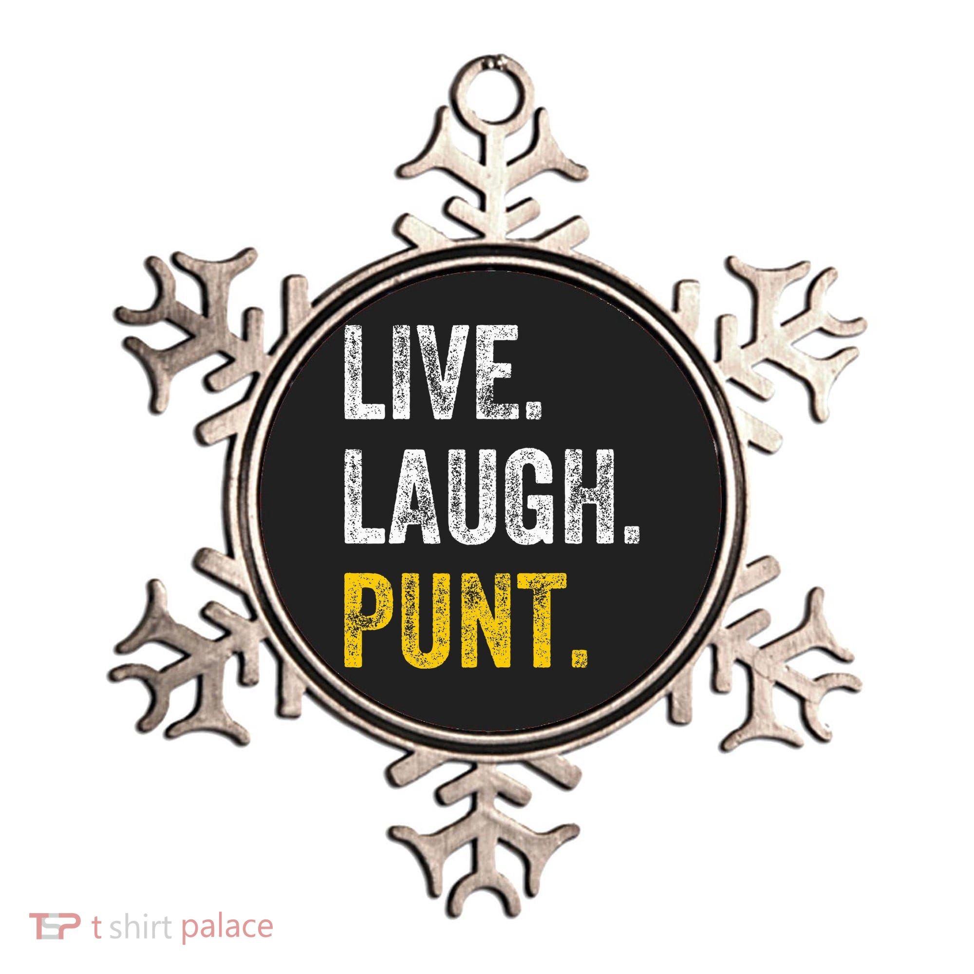 Live Laugh Punt Funny Punts Iowa Lover  Ornament