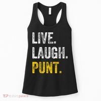 Live Laugh Punt Funny Punts Iowa Lover  Women's Tank Top thumb 0