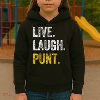 Live Laugh Punt Funny Punts Iowa Lover  Kids Hoodie thumb 3