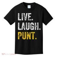 Live Laugh Punt Funny Punts Iowa Lover  Kids T-Shirt thumb 0