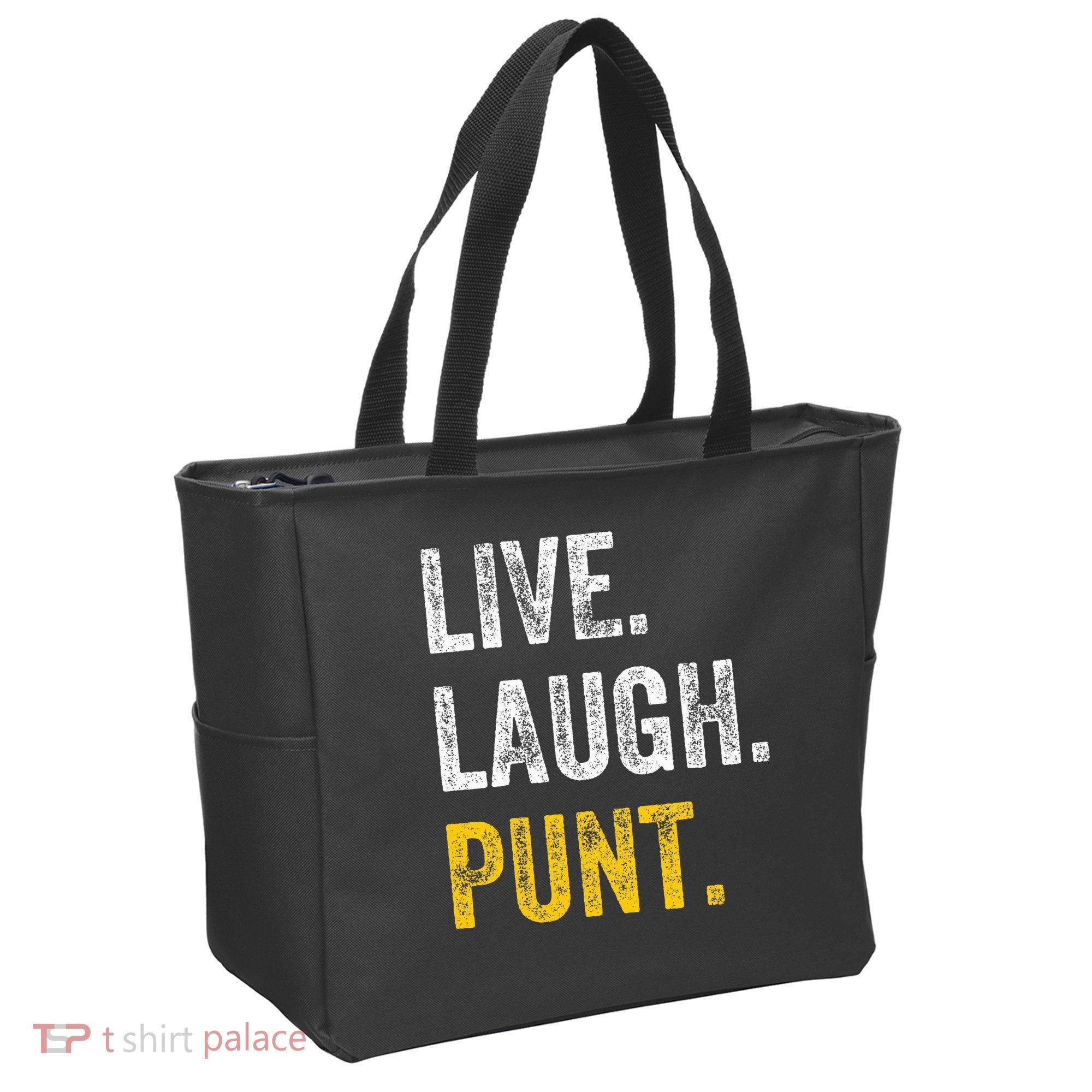 Live Laugh Punt Funny Punts Iowa Lover  Tote Bag
