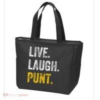 Live Laugh Punt Funny Punts Iowa Lover  Tote Bag thumb 3
