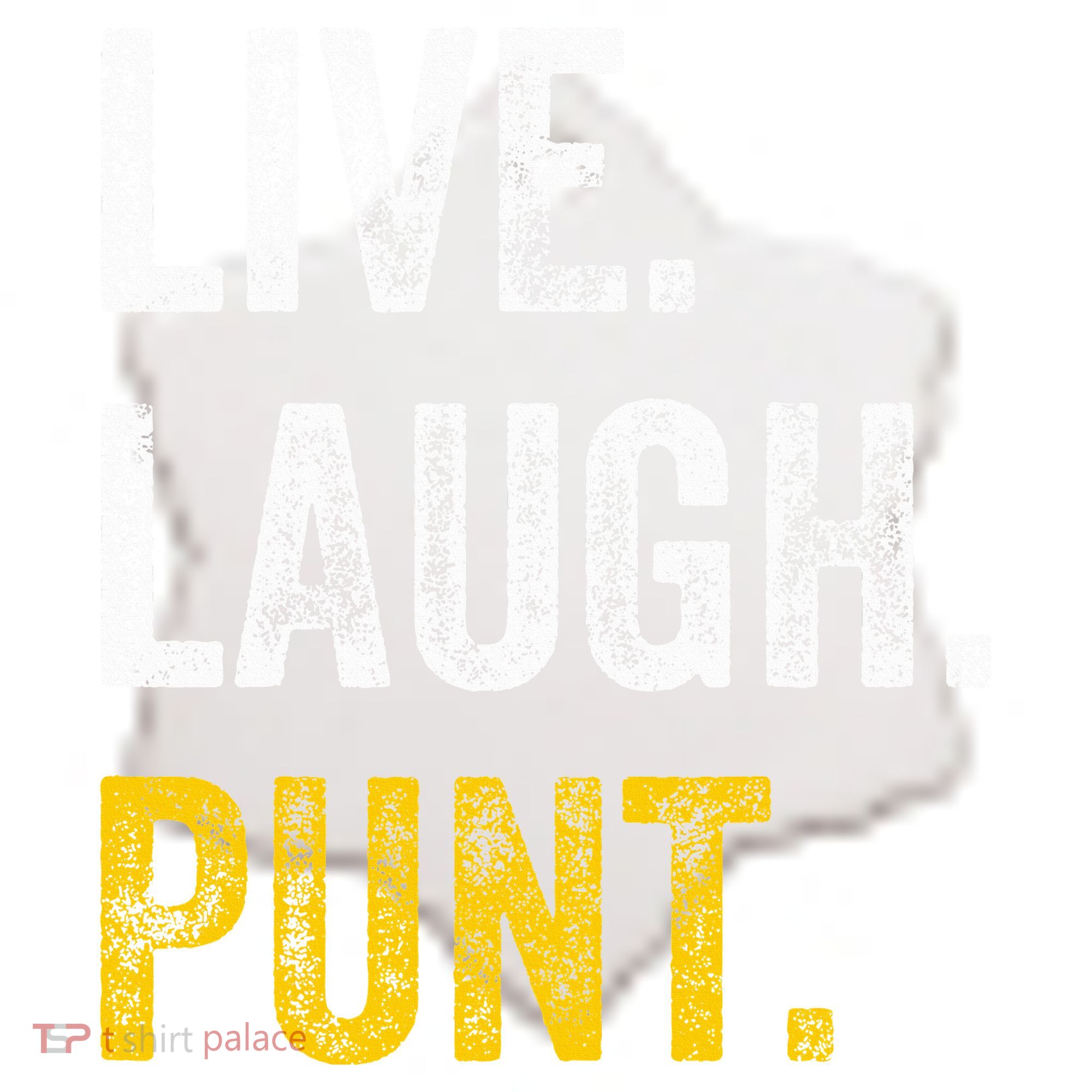 Live Laugh Punt Funny Punts Iowa Lover  Ceramic Ornament