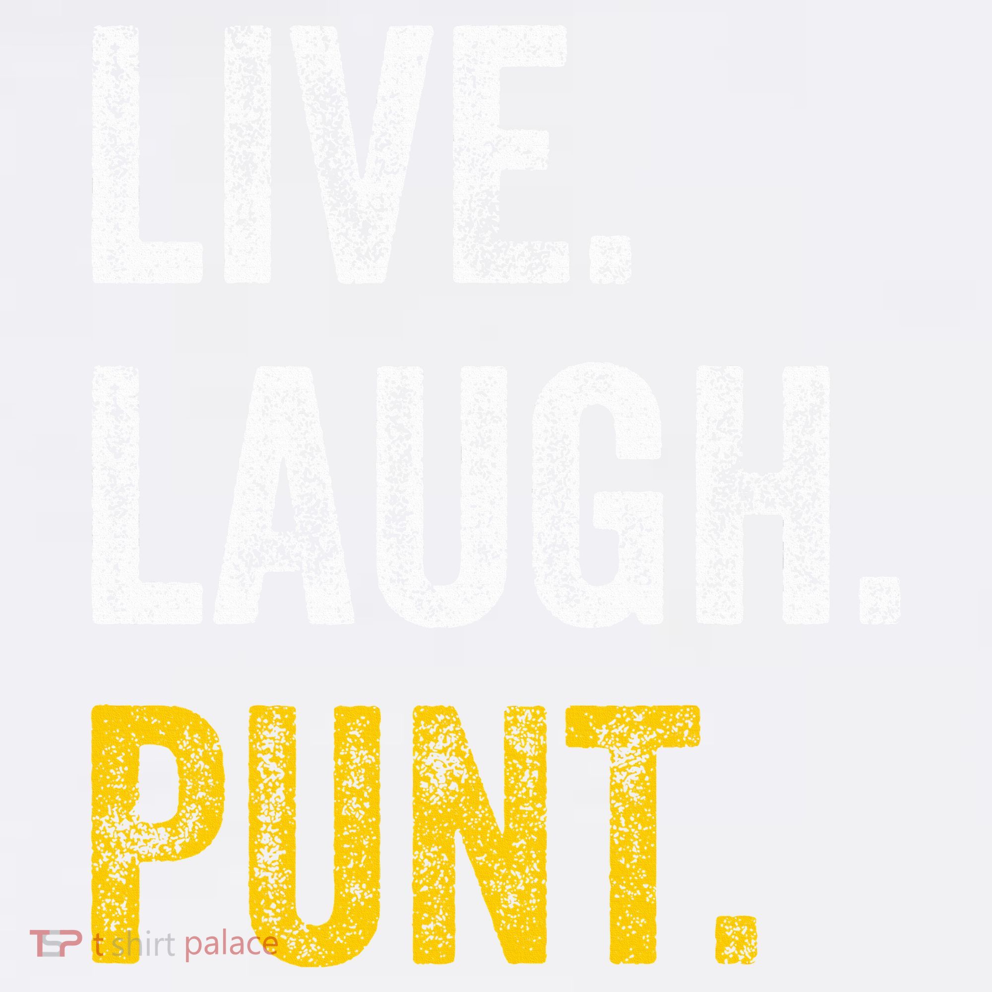 Live Laugh Punt Funny Punts Iowa Lover  Comfort Colors Garment-Dyed Hooded Sweatshirt