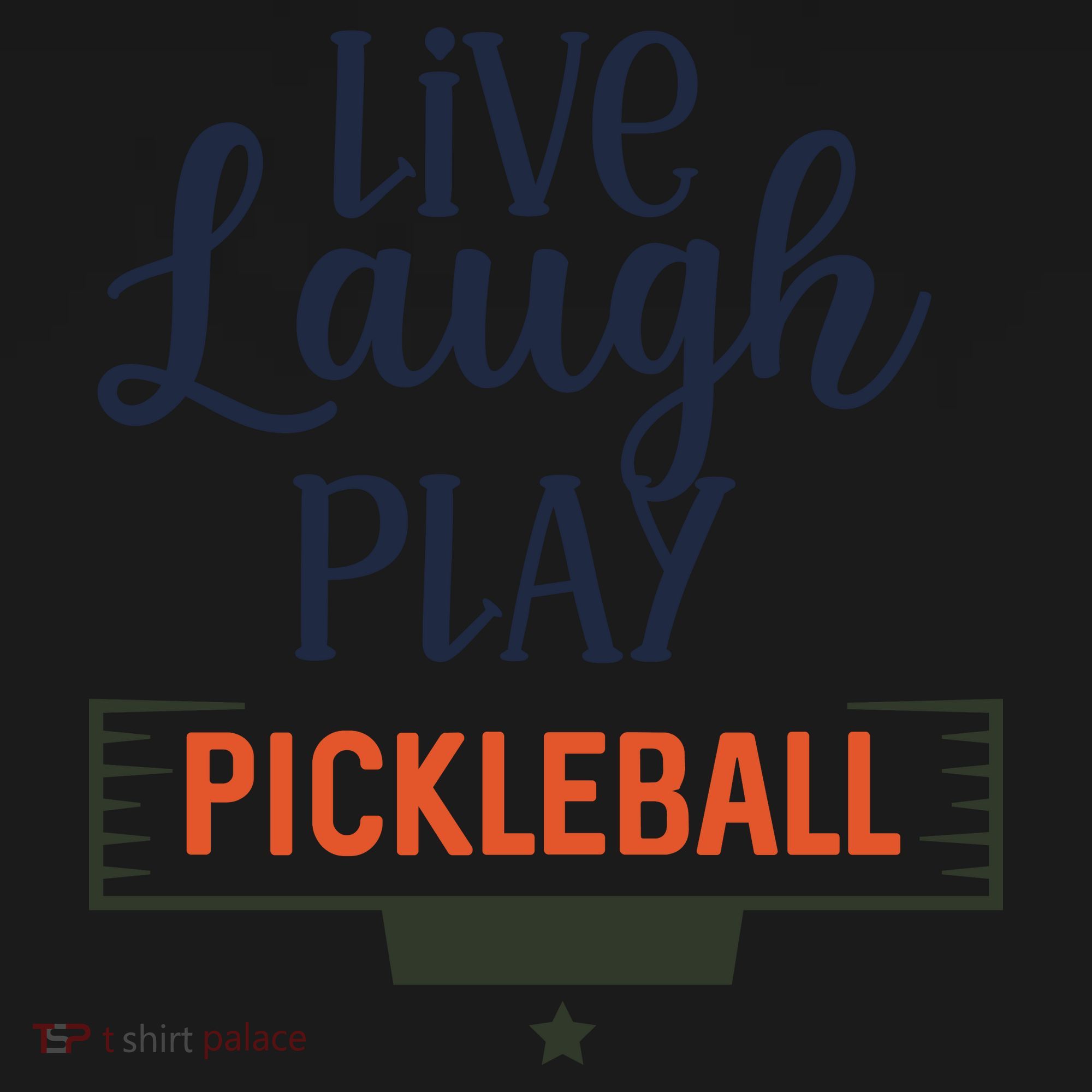 Live Laugh Play Pickleball Gift For Pickleball Fan Sport Coaster
