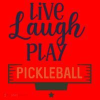 Live Laugh Play Pickleball Gift For Pickleball Fan Sport Santa Hat thumb 1