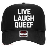 Live Laugh Queef Funny Saying Sarcastic Novelty Cool Cute Hat thumb 0