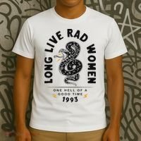 Long Live Rad Women Feminist Girl Power Rights T-Shirt thumb 3