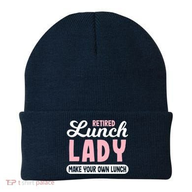 Lunch Lady Retired - Make your own Lunch Cafeteria Beanie