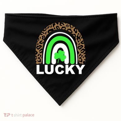 Lucky Leopard Rainbow USA-Made Doggie Bandana