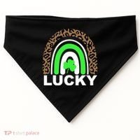Lucky Leopard Rainbow USA-Made Doggie Bandana thumb 0